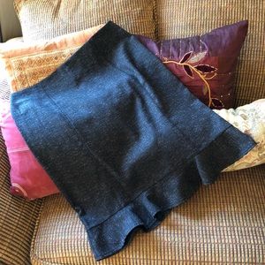 AB Studio Charcoal Gray Pencil Skirt Back ZIP 10